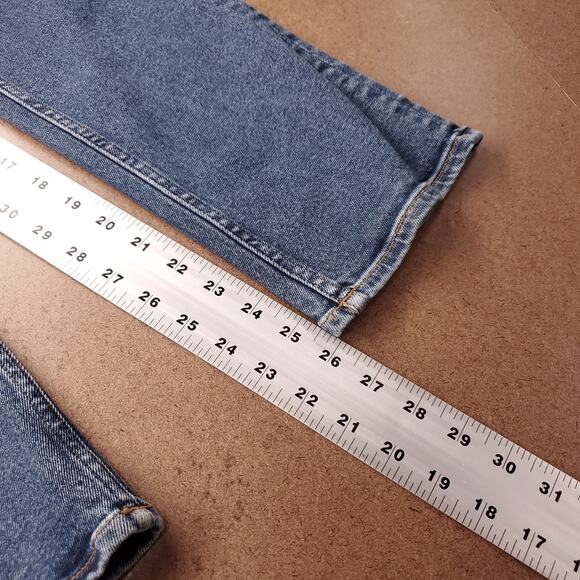 Vigoss Frankie Slim Straight Jeans Womens 27 Blue Dark Wash Stretch Classic Fit - Picture 7 of 12